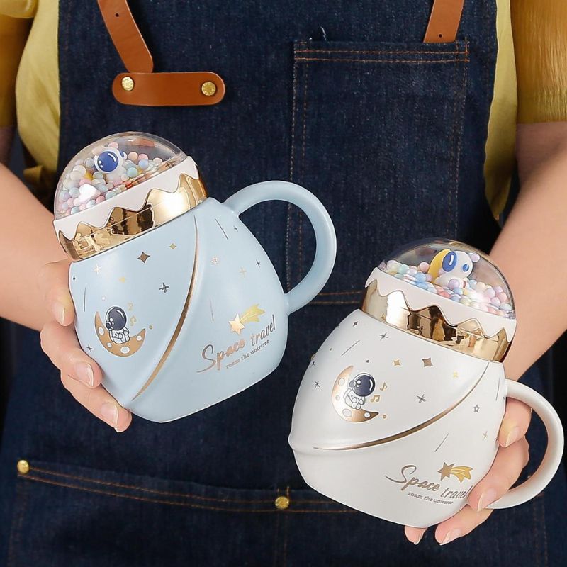 Mug en céramique avec couvercle 450 ml