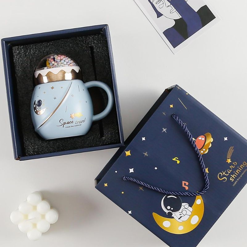 Mug en céramique avec couvercle 450 ml