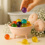 ensemble de perles de bain