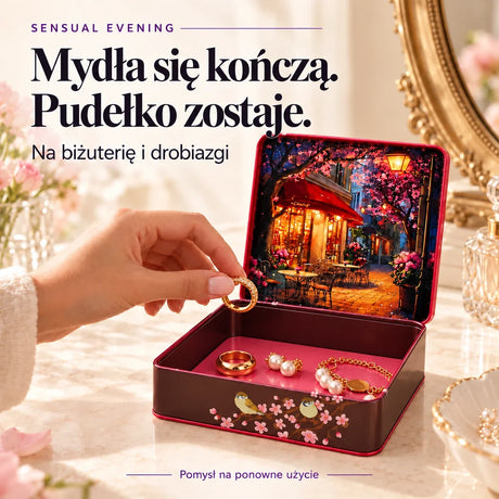 Sensual Evening — pomysł na ponowne użycie metalowego pudełka