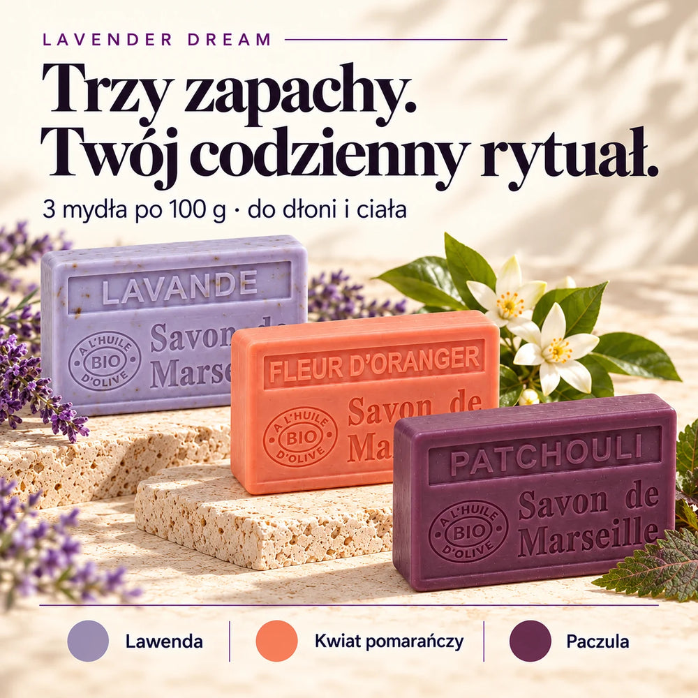 Lawenda • Kwiat pomarańczy • Paczula