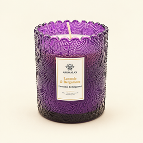 Świeca sojowa Aromalax Lawenda i Bergamotka 200 g – hero